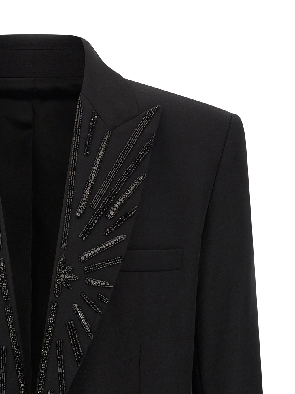 Balmain Black Virgin Wool Blazer
