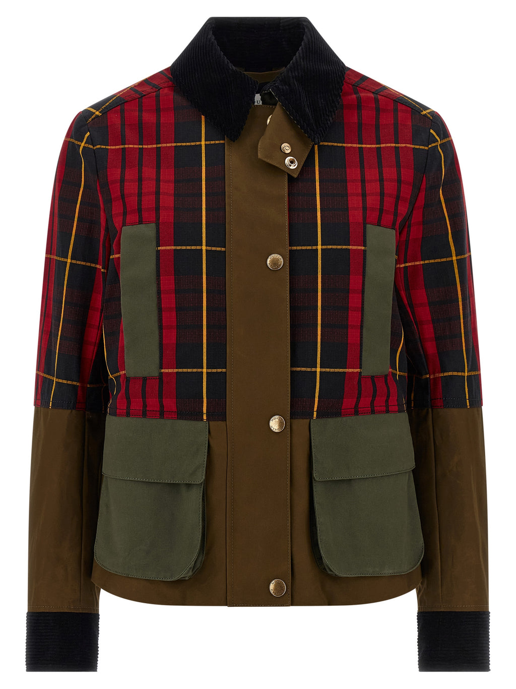 Alexander McQueen Multicolor Cotton Full-Length Jacket