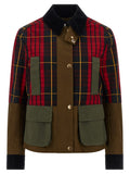 Alexander McQueen Multicolor Cotton Full-Length Jacket