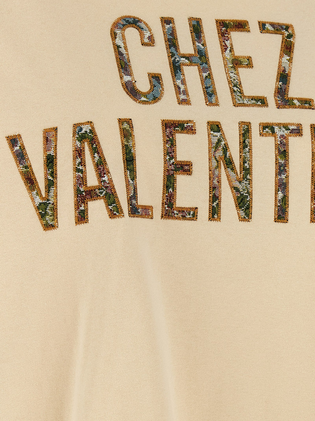 Valentino Garavani Beige Cotton T-Shirt
