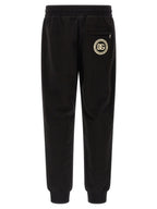 Dolce & Gabbana Black Cotton Joggers (Workout Pants)