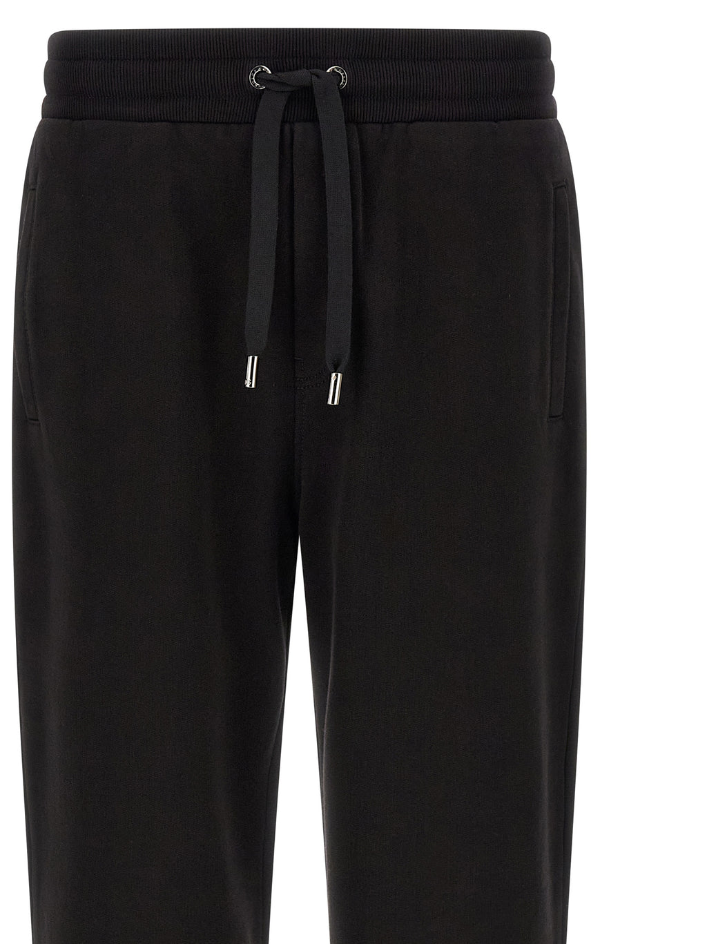 Dolce & Gabbana Black Cotton Joggers (Workout Pants)
