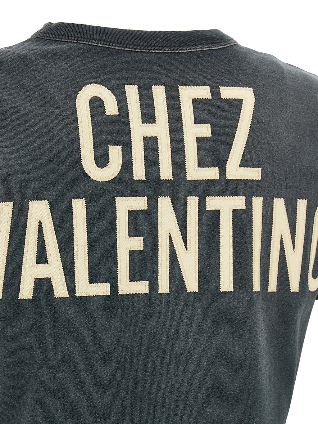 Valentino Garavani Gray Cotton T-Shirt