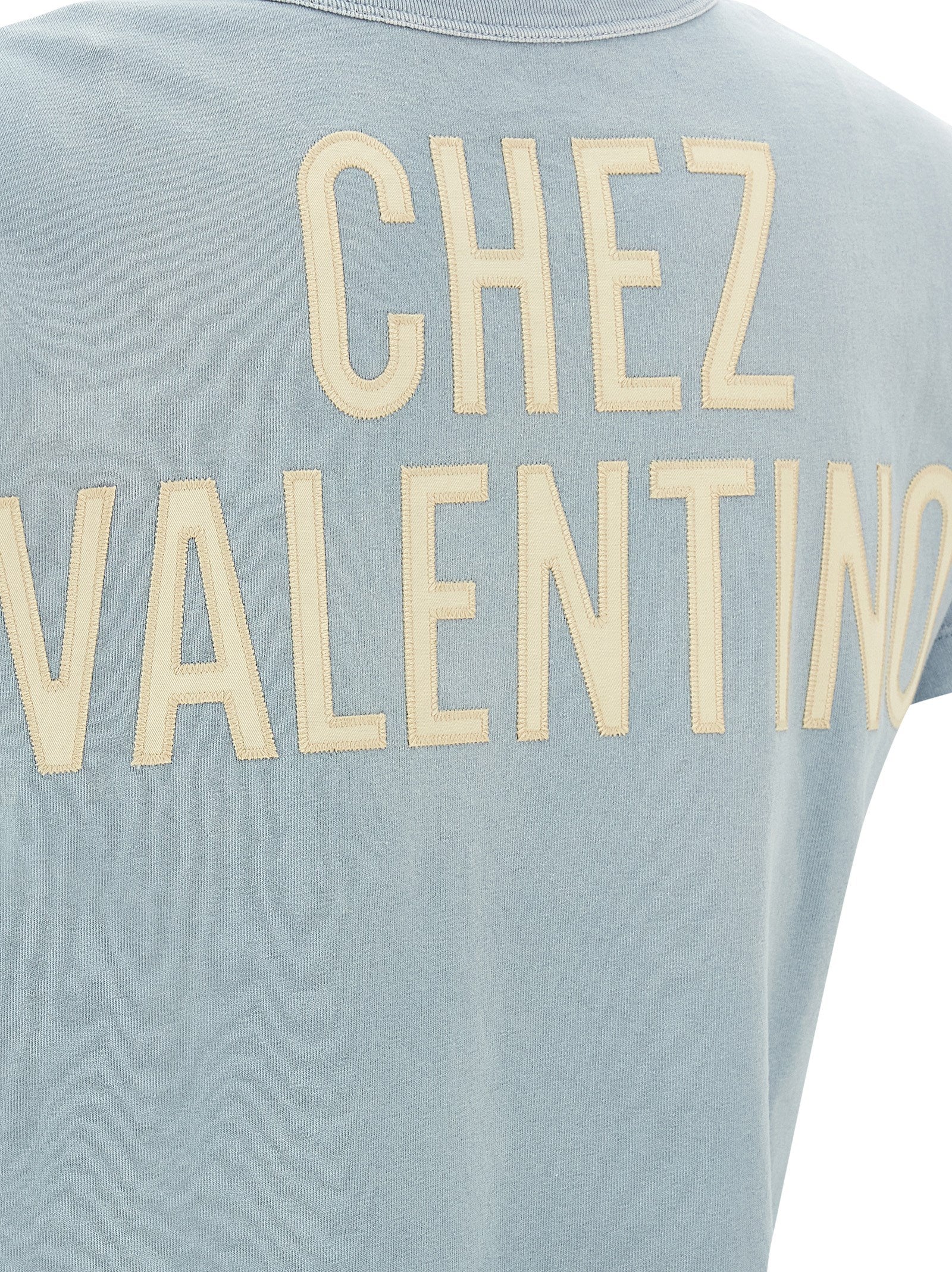 Valentino Garavani Blue Cotton T-Shirt