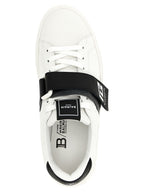 Balmain Bicolor Calfskin Low Top Sneakers