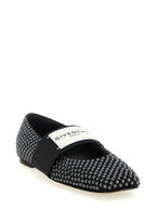 Black Calfskin Ballet Flats