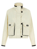 Ferragamo White Linen Full-Length Jacket