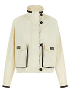 Ferragamo White Linen Full-Length Jacket