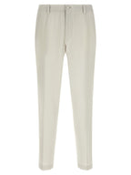 Dolce & Gabbana Beige Virgin Wool Dress Pants