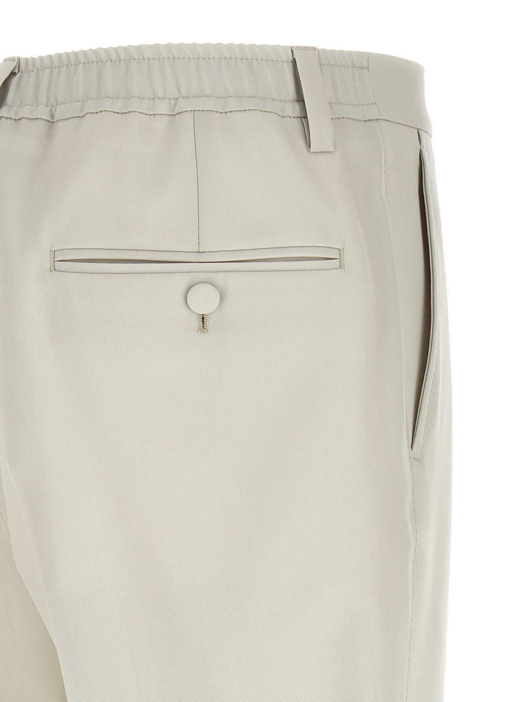 Dolce & Gabbana Beige Virgin Wool Dress Pants
