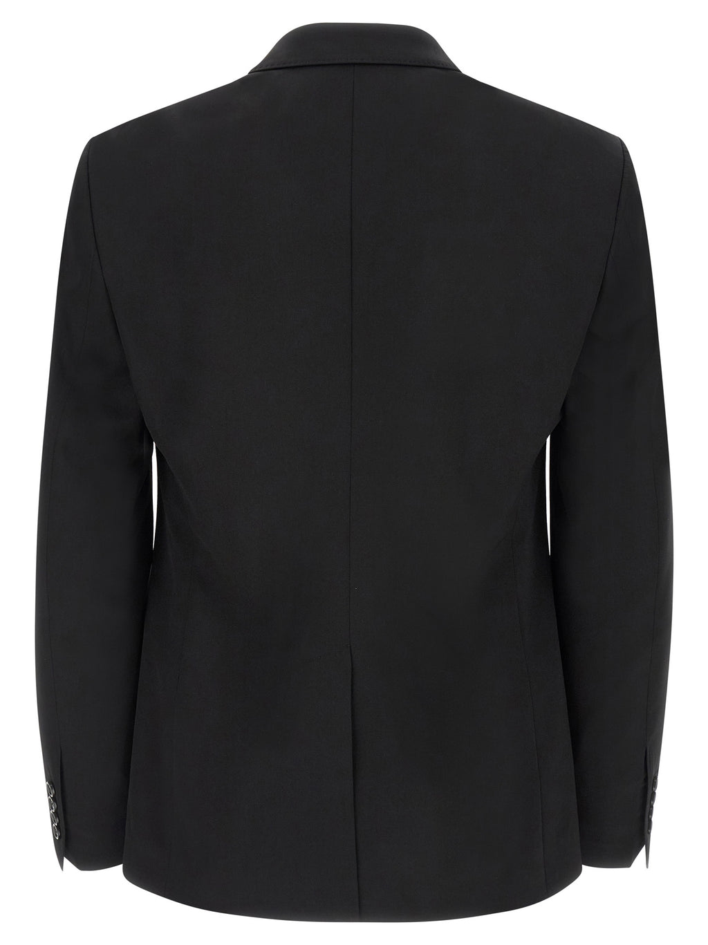 Dolce & Gabbana Black Virgin Wool Blazer