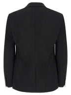 Dolce & Gabbana Black Virgin Wool Blazer