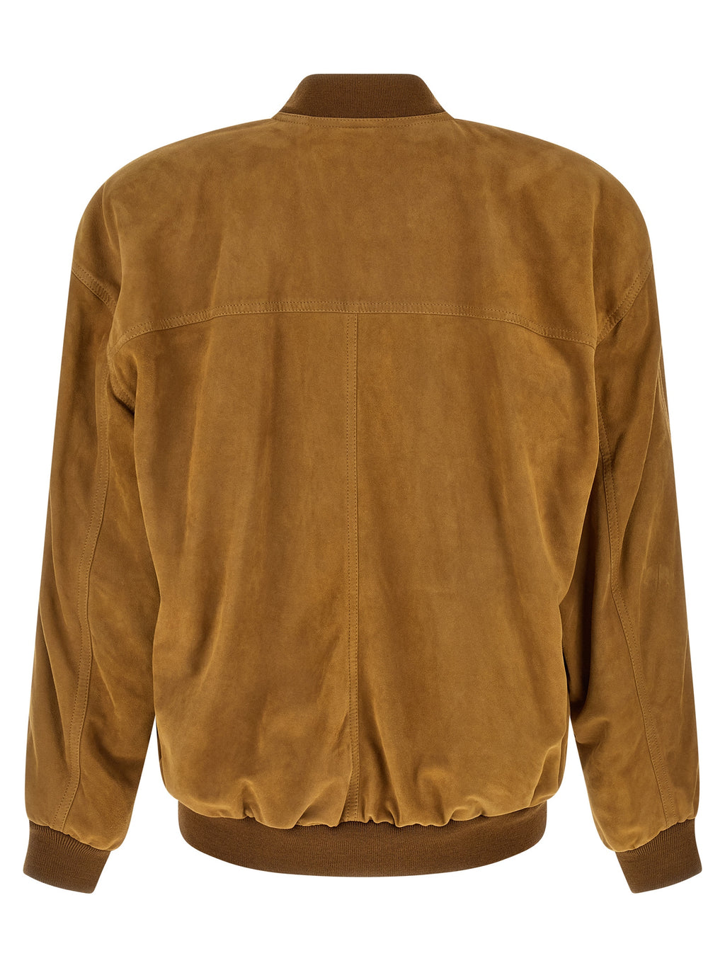 Saint Laurent Brown Lamb Leather Leather Jacket