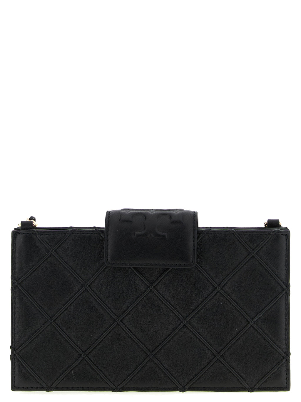 Tory Burch Black Lamb Leather Cardholder