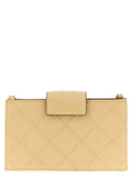 Tory Burch Beige Lamb Leather Cardholder