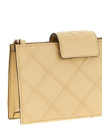 Tory Burch Beige Lamb Leather Cardholder
