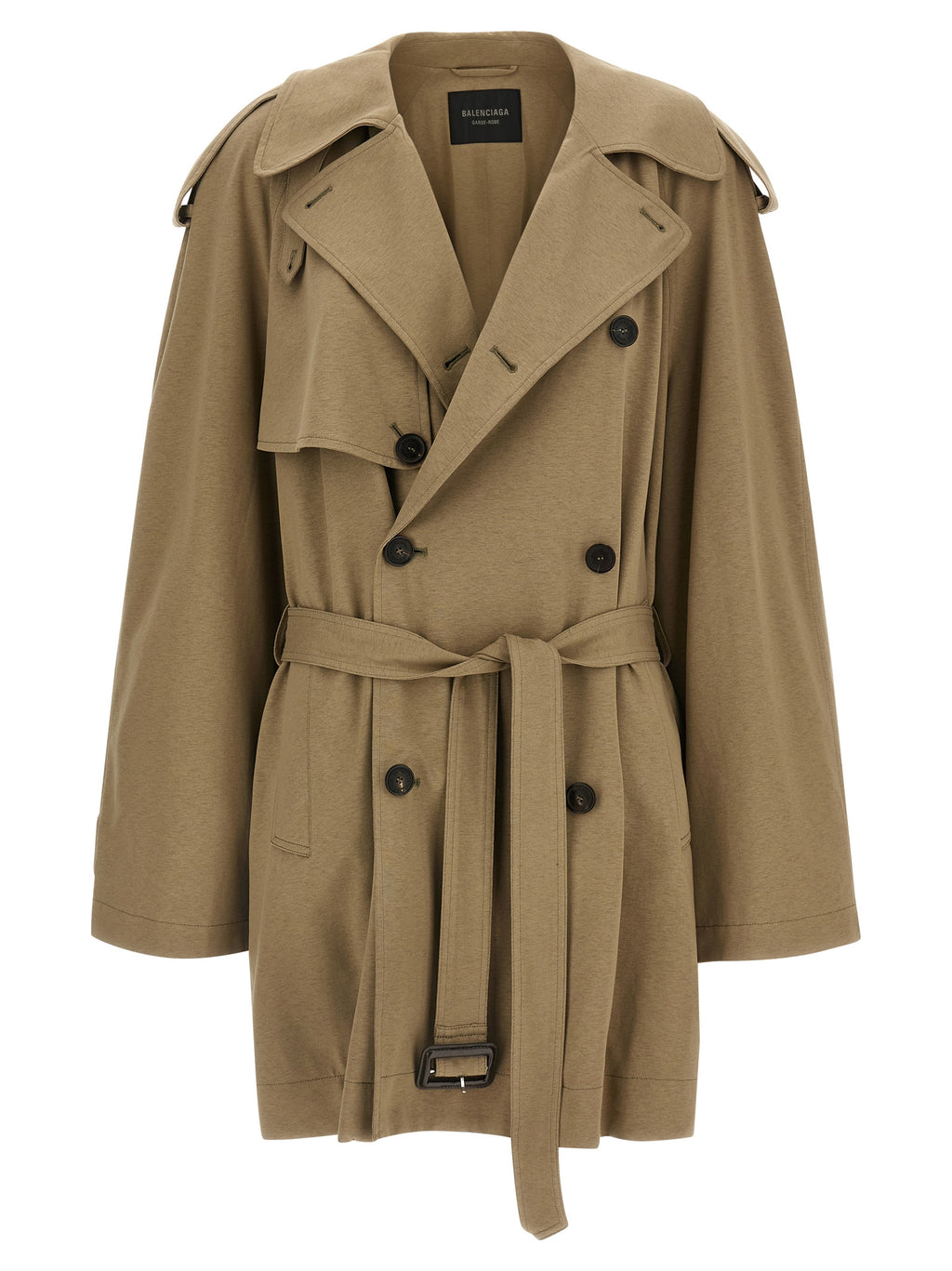 Balenciaga Beige Cotton Coat
