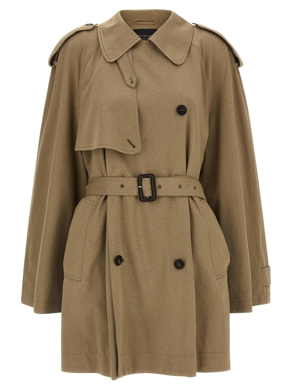 Balenciaga Beige Cotton Coat