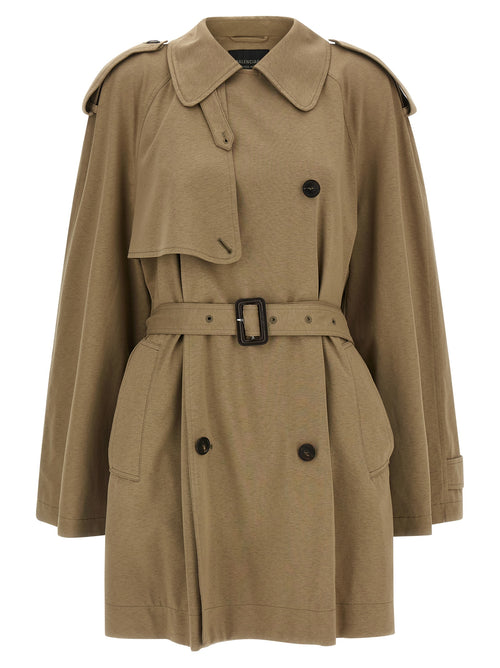 Balenciaga Beige Cotton Coat