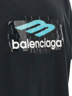 Balenciaga Black Cotton T-Shirt