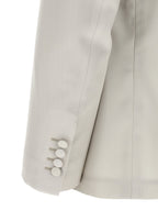 Dolce & Gabbana Gray Virgin Wool Blazer