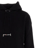 Saint Laurent Black Cotton Sweatshirt