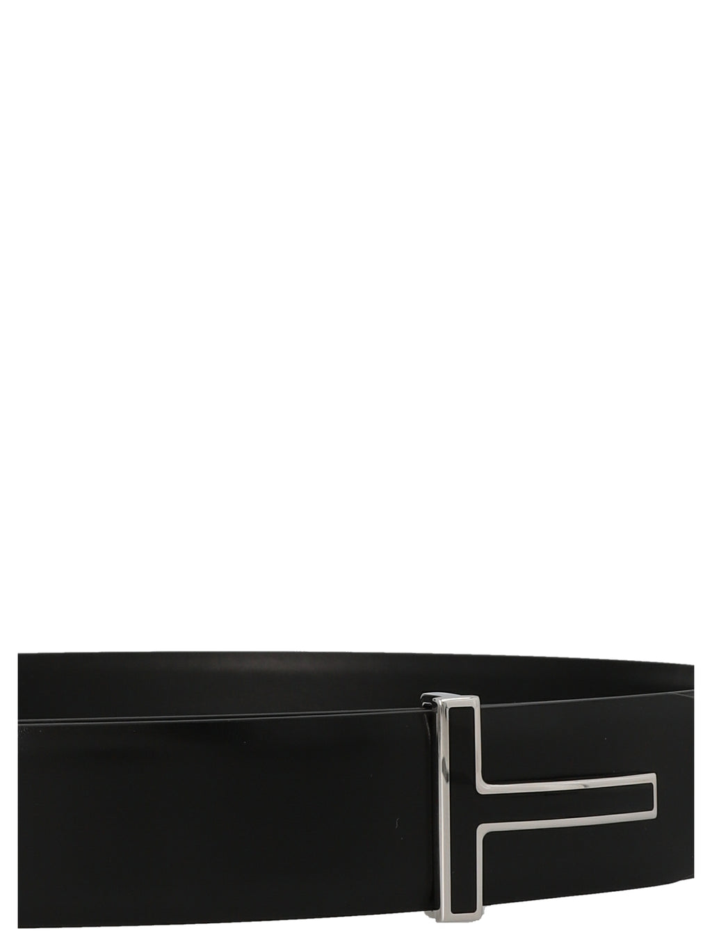 Tom Ford Black Calfskin Regular Belt