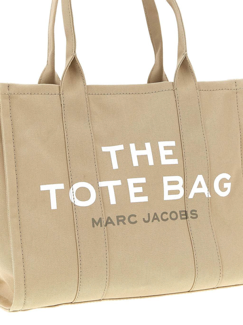 Marc Jacobs Beige Cotton Tote Bag