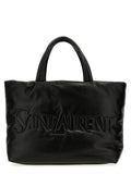 Saint Laurent Black Lamb Leather Tote Bag