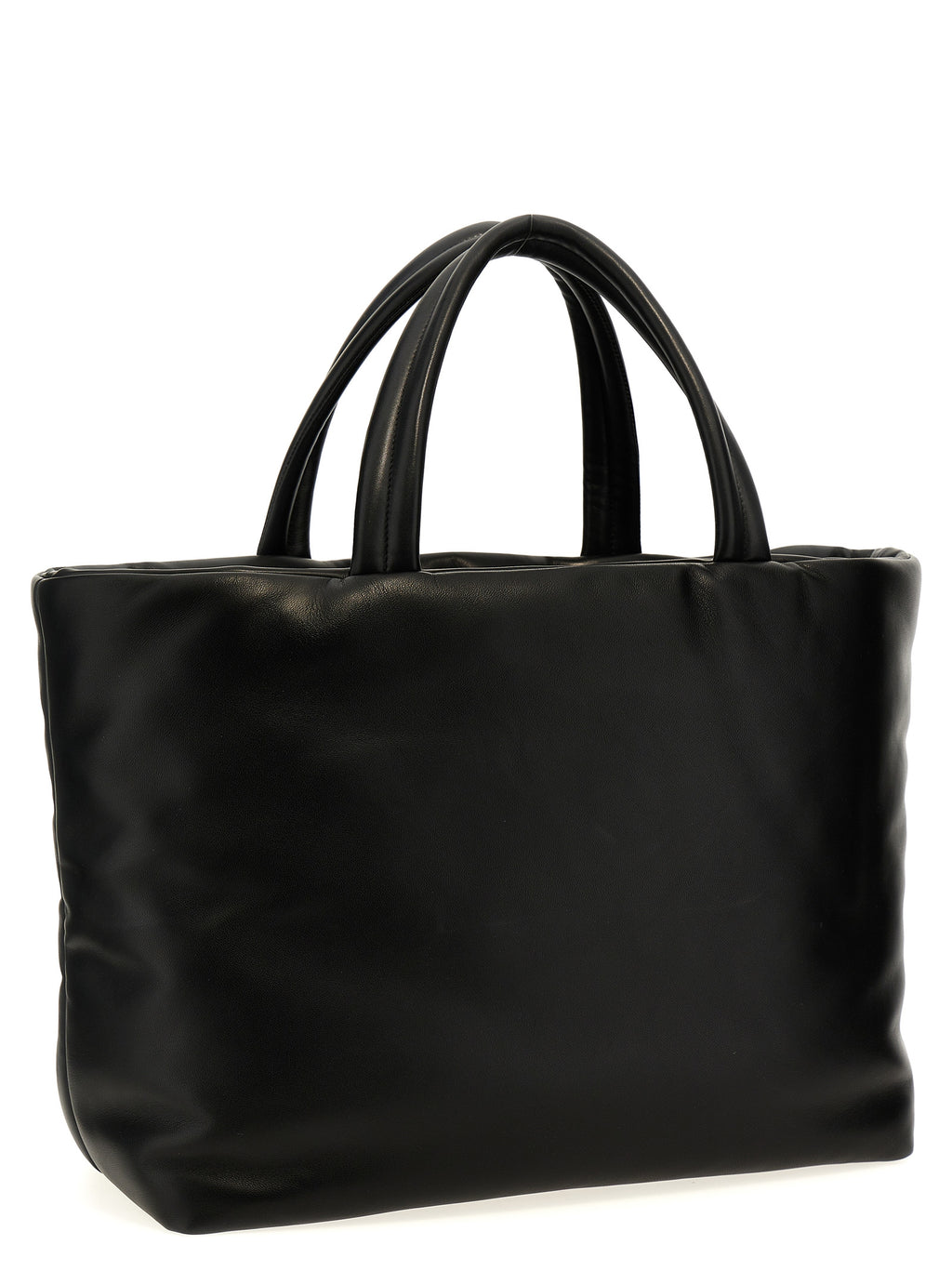 Saint Laurent Black Lamb Leather Tote Bag