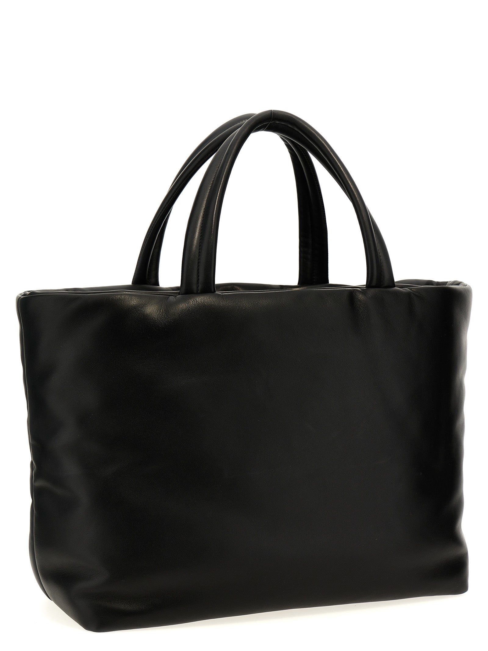 Saint Laurent Black Lamb Leather Tote Bag