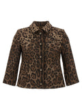 Dolce & Gabbana Brown Virgin Wool Blazer