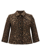 Dolce & Gabbana Brown Virgin Wool Blazer