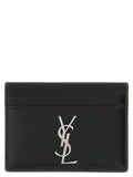 Saint Laurent Black Calfskin Cardholder