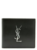 Saint Laurent Black Leather Wallet