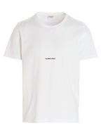 Saint Laurent White Cotton T-Shirt