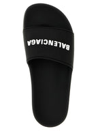 Balenciaga Bicolor Plastic Slides