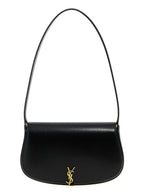Saint Laurent Black Calfskin Shoulder Bag