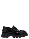 Alexander Wang Black Cowhide Slip-On Loafers