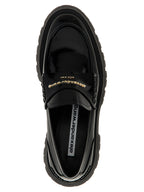 Alexander Wang Black Cowhide Slip-On Loafers