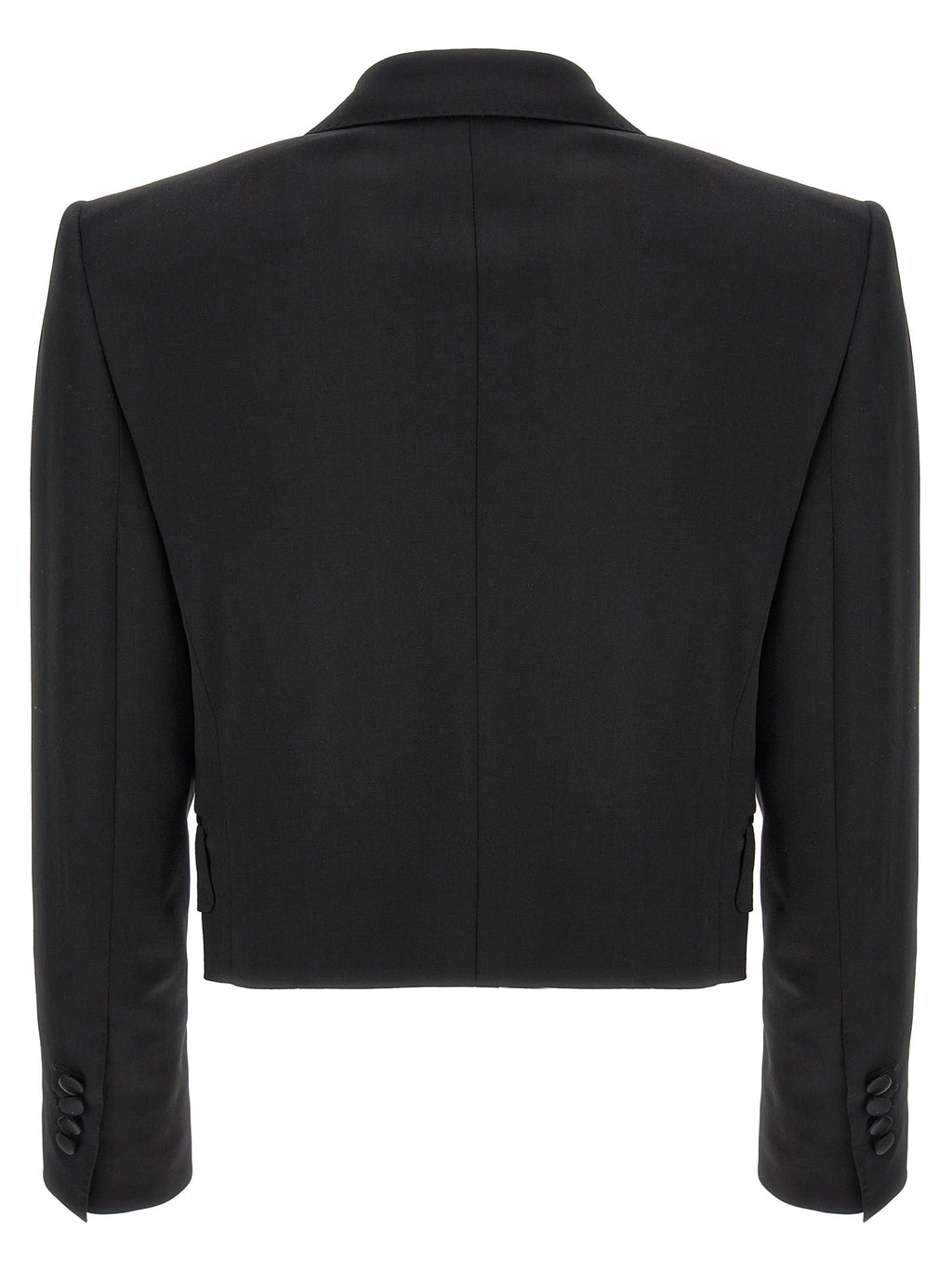 Dolce & Gabbana Black Virgin Wool Blazer