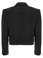 Dolce & Gabbana Black Virgin Wool Blazer