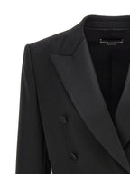 Dolce & Gabbana Black Virgin Wool Blazer