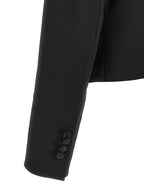 Dolce & Gabbana Black Virgin Wool Blazer