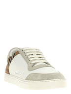 Burberry Multicolor Leather Low Top Sneakers