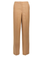 Fendi Beige Wool Dress Pants