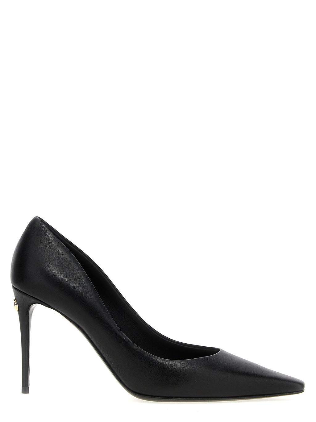 Dolce & Gabbana Black Lamb Leather High Heel Pumps