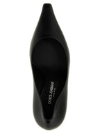 Dolce & Gabbana Black Lamb Leather High Heel Pumps