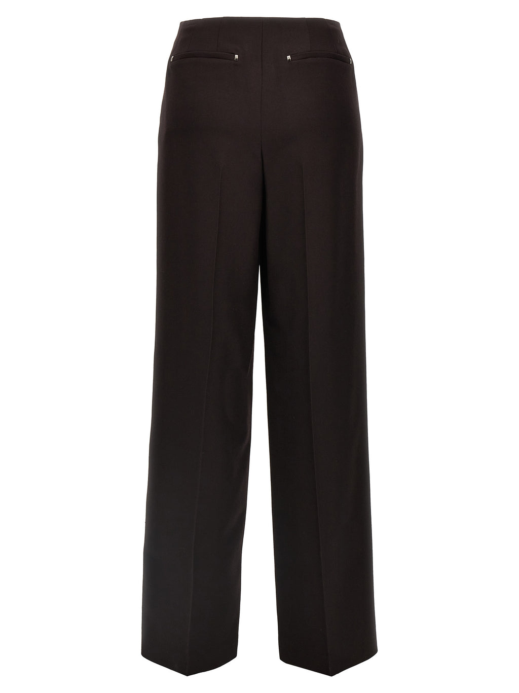 Fendi Purple Virgin Wool Dress Pants