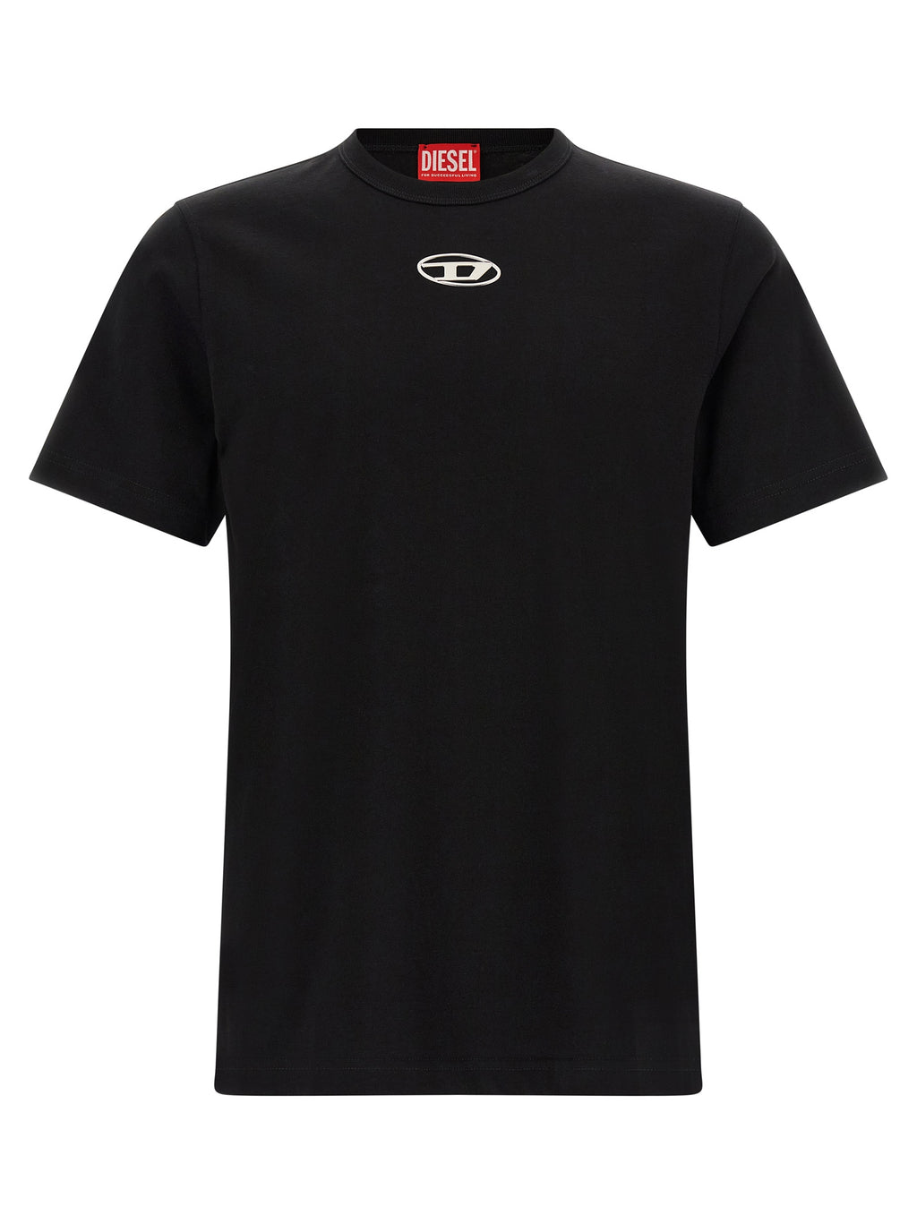 Diesel Black Cotton T-Shirt
